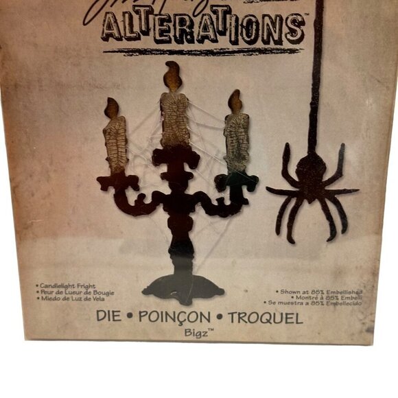 Sizzix Tim Holtz Alterations Bigz 657456 Candlelight Fright Halloween Spider - Picture 3 of 7